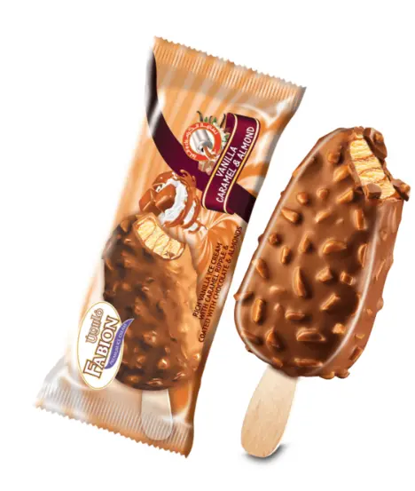 Fabion Ice Cream Stick Vanilla Caramel & Almond 110 Ml - view 1