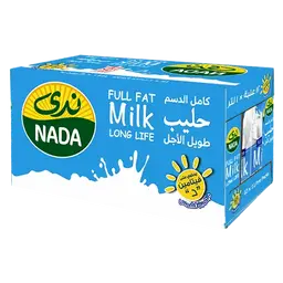 Nada Full Fat Milk 12 pcs 1 L