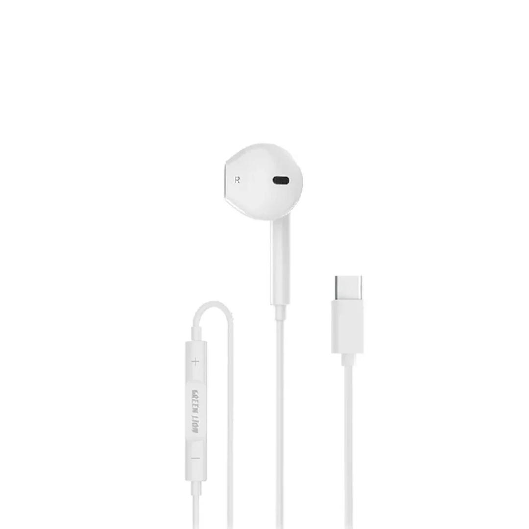 Green Lion GNMONOEPTCWH Mono Earphone With Type C Connector