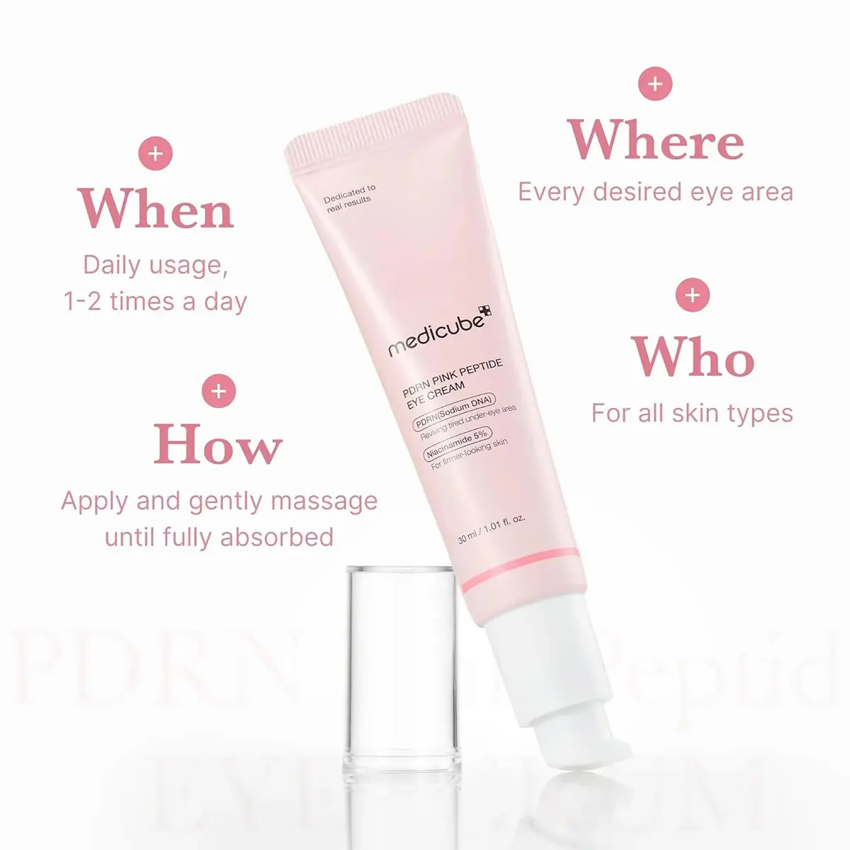 Medicube PDRN Pink Peptide Eye Cream 30ml - view 9