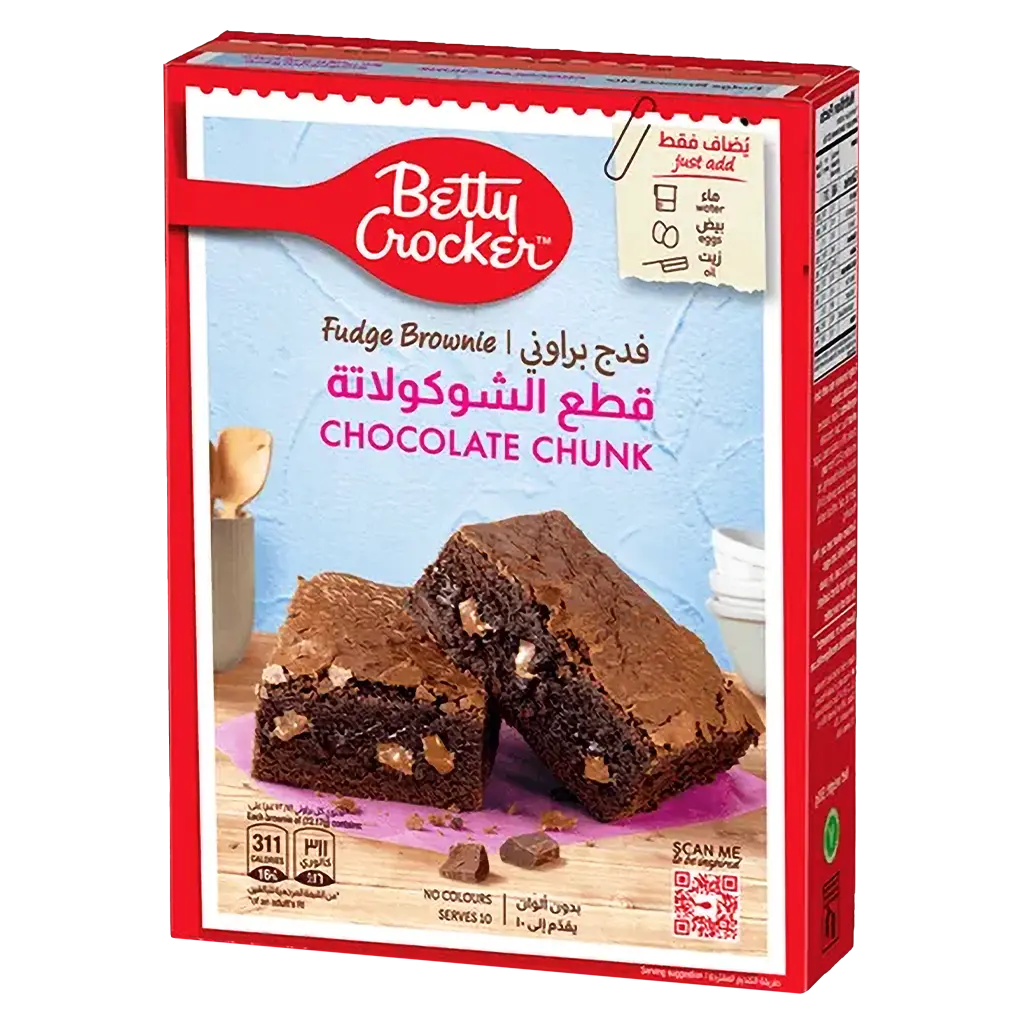 Betty Crocker Chocolate Chunk Supreme Fudge Brownie Mix 500 gm - view 1