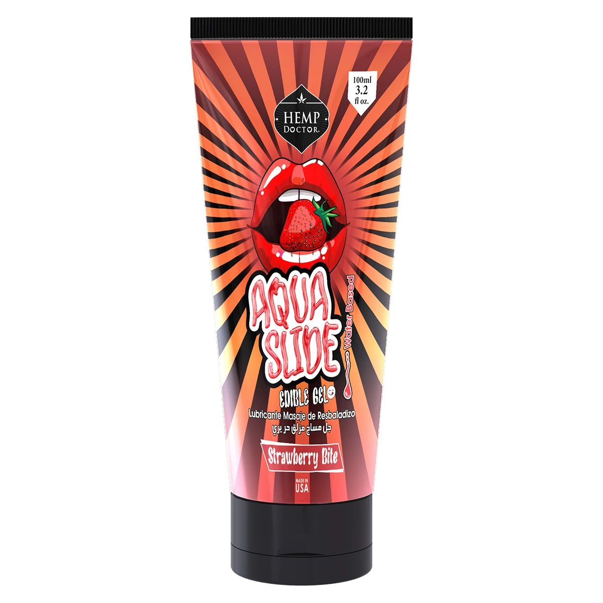 Hemp Doctor Body Massage Gel Strawberry 100 ml