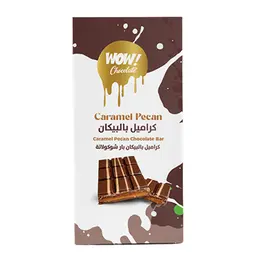 Wow! Chocolate Bar Caramel Pecan 170 gm