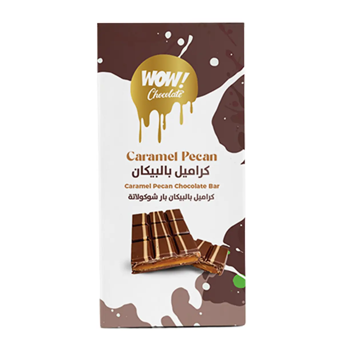 Wow! Chocolate Bar Caramel Pecan 170 gm - view 1