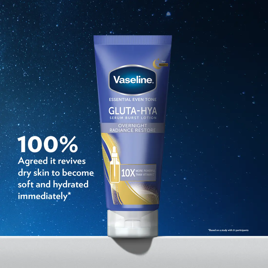 Vaseline Lotion Gluta-Hya Overnight 200 ml - view 3