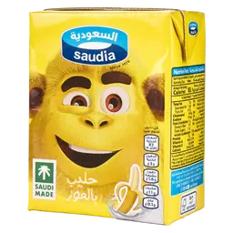 Saudia Banana Flavored Milk 200 ml