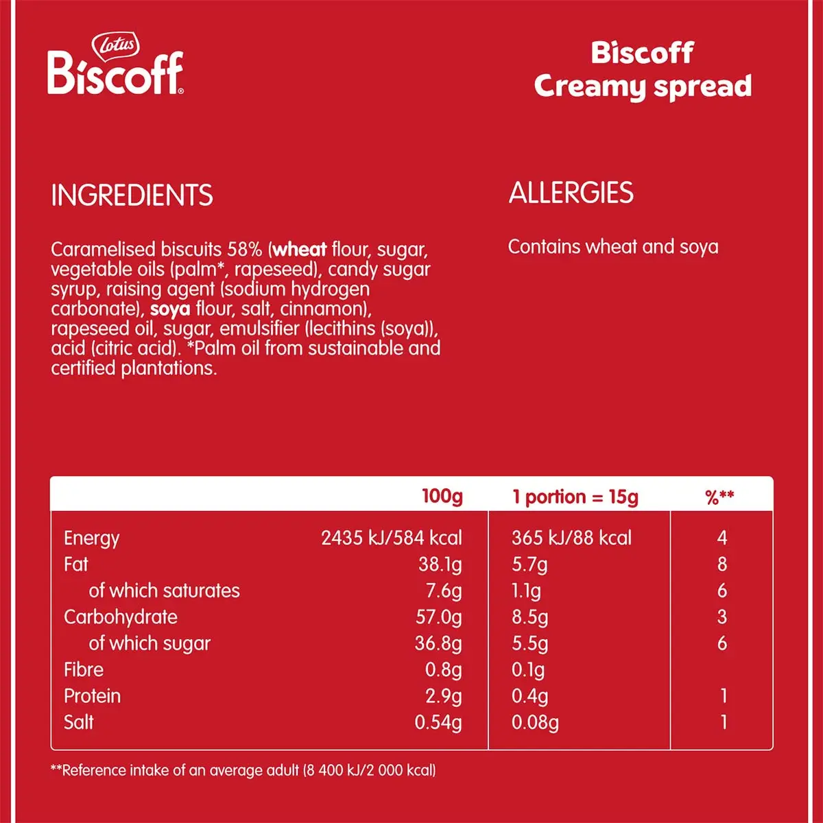 Lotus Biscoff Creamy Spread Jar 720 gm - view 7