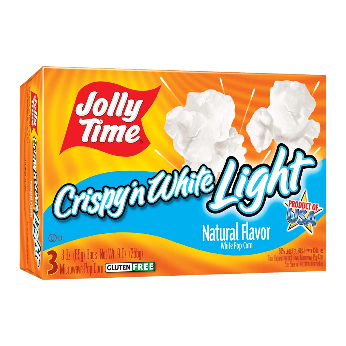 Jolly Time Crispy’N White Light Microwave Pop Corn  255 g