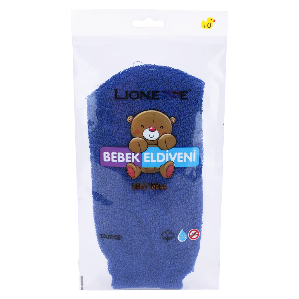 Lionesse Organic Cotton 100% Bath Mitt For Baby Or Child  - view 1