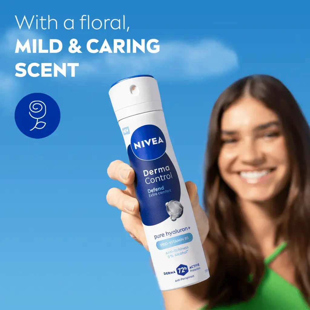 Nivea Deodorant Spray Derma Control Defend For Women 150 Ml - view 2