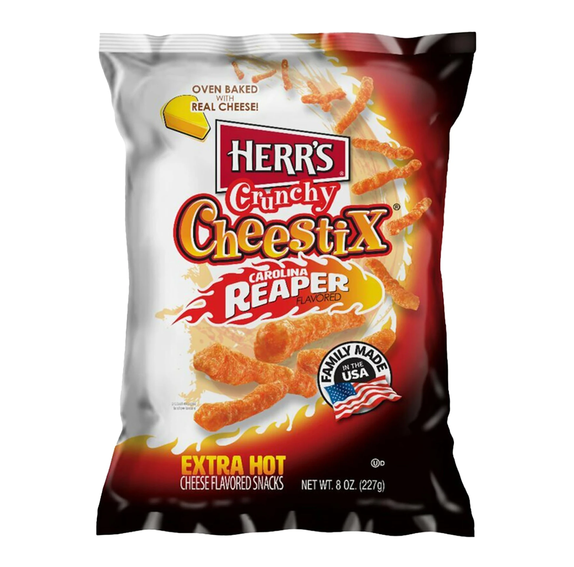 Herr's Carolina Reaper Crunch Cheese Stix 227 gm