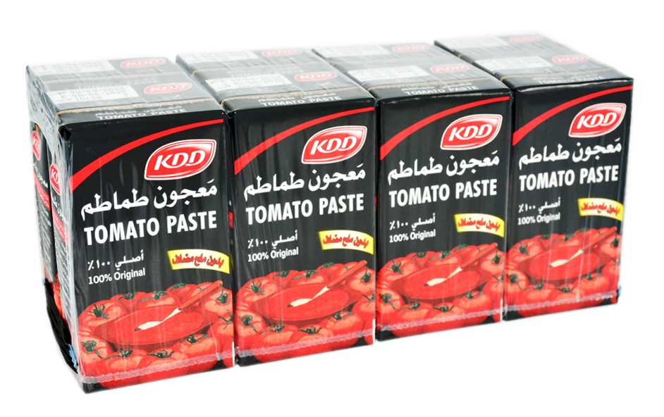 KDD Natural Tomato Paste  8 Pcs 135 gm