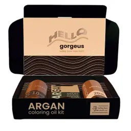 Argan Hair Coloring Oil Kit Black 1.0 75 ml