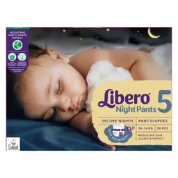 Libero Diapers Night Pants Size 5 38 Pcs