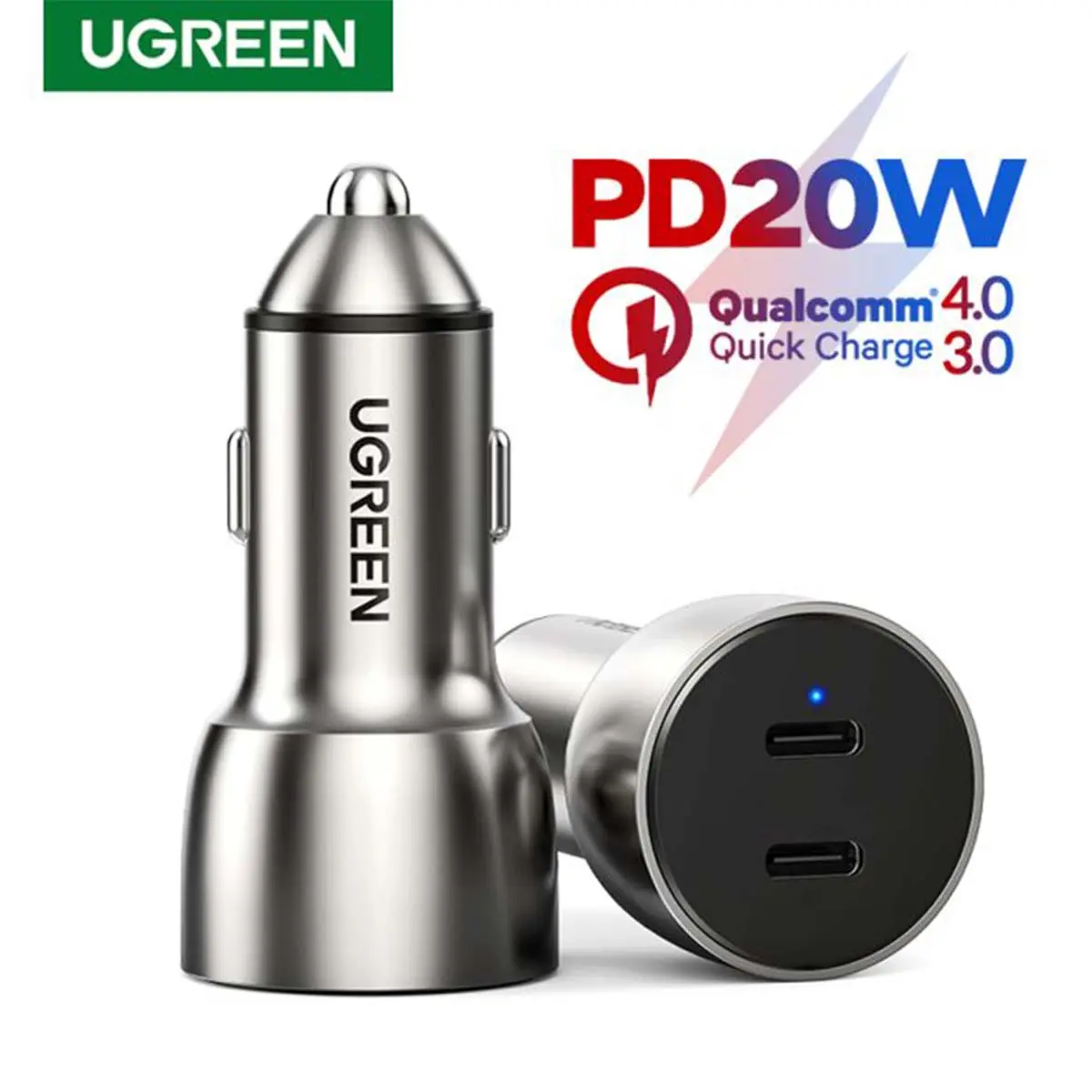 Ugreen Car Charger Pd 40 W Grey - view 5