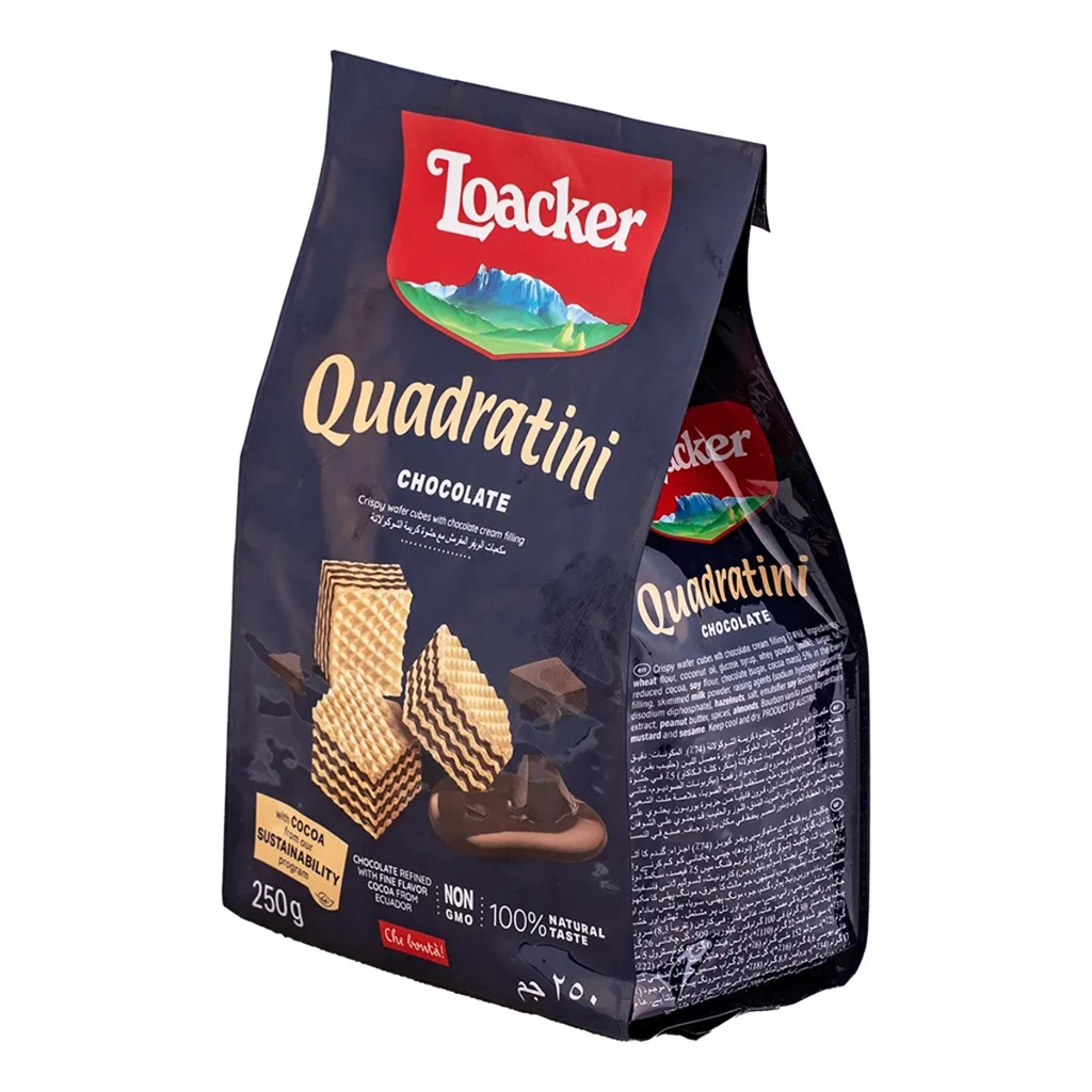 Loacker Quadratini Chocolate Wafers 250 g