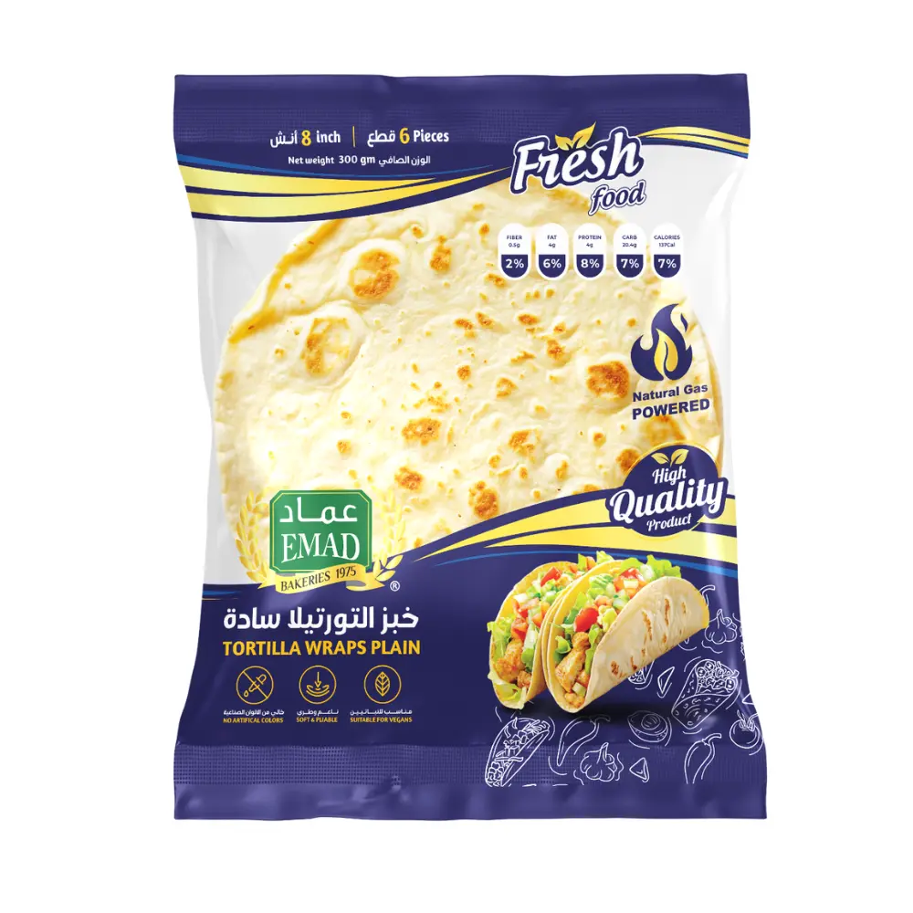 Emad Tortilla white 6Pcs 300 gm - view 1