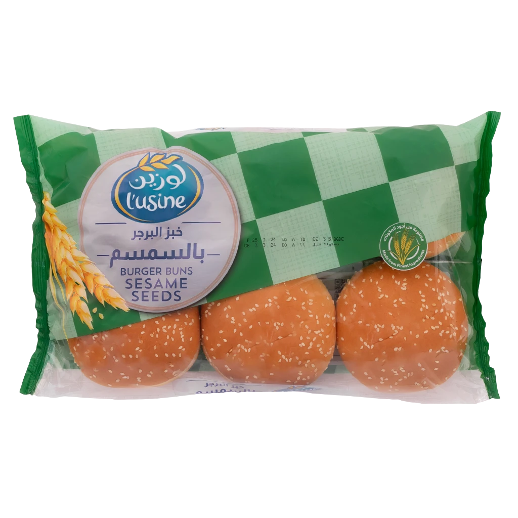 Lusine Bun Burger Sesame Seeds 400 gm