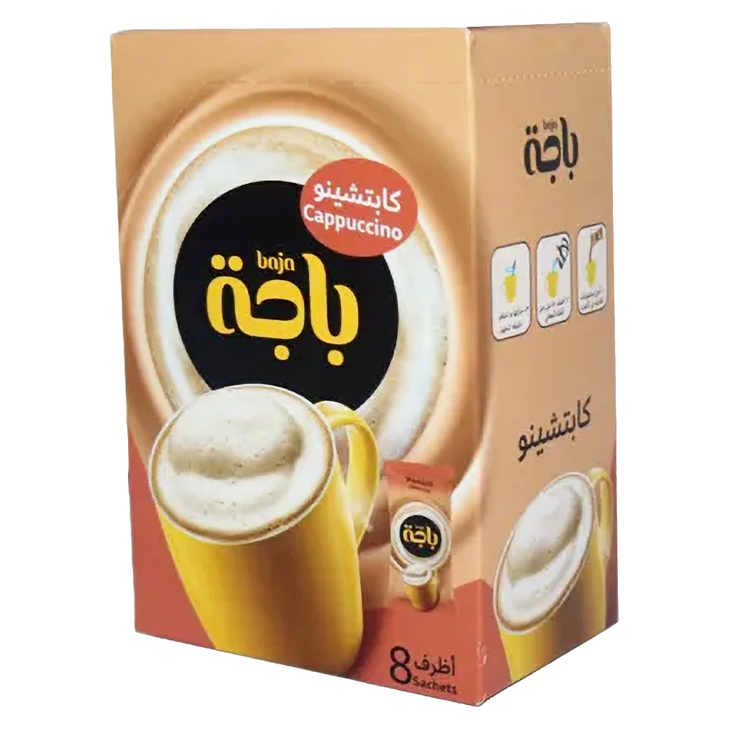 باجة قهوة سريعة التحضير كابتشينو 8 حبة 15 جم