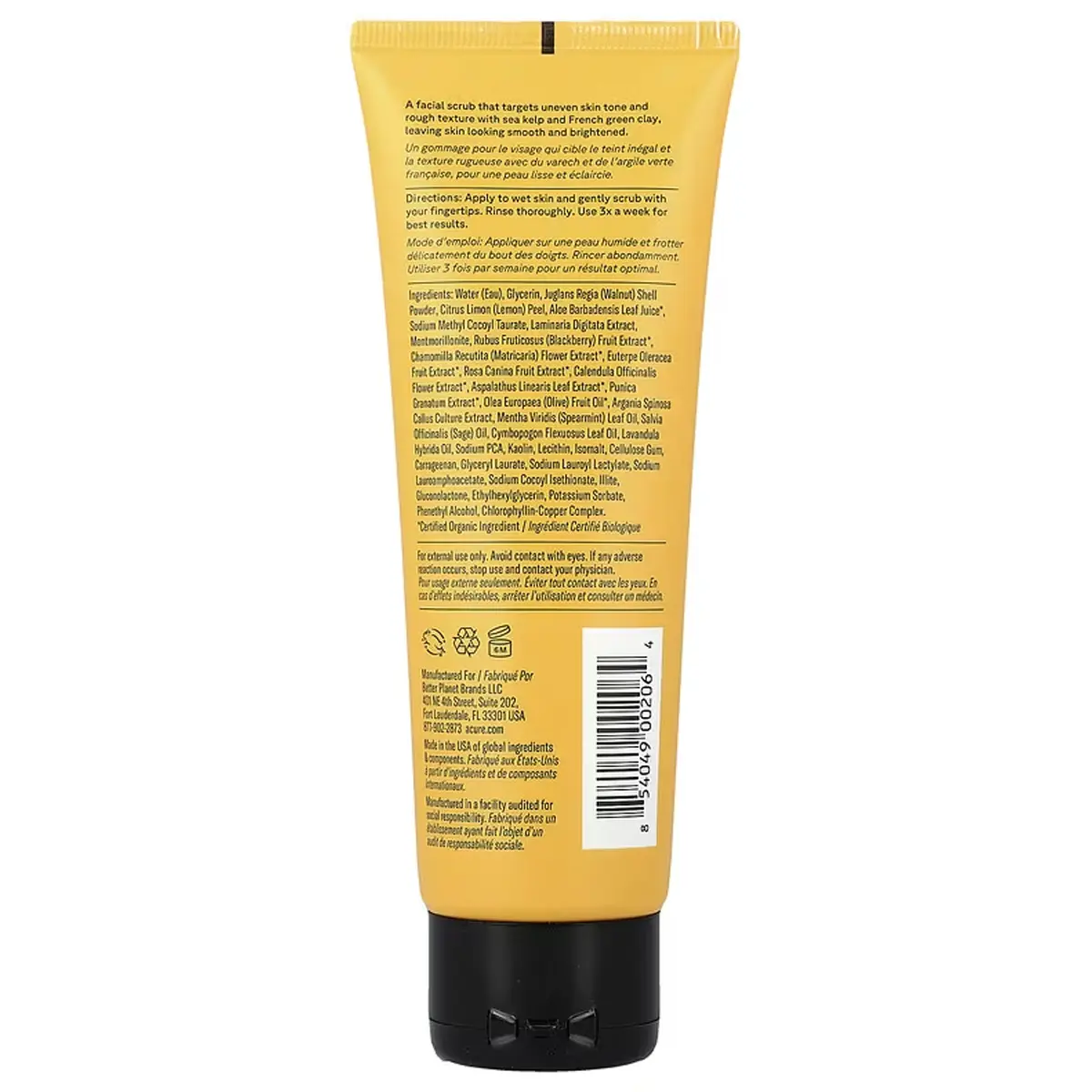 Acure Brightening Facial Scrub 118 ml - view 3