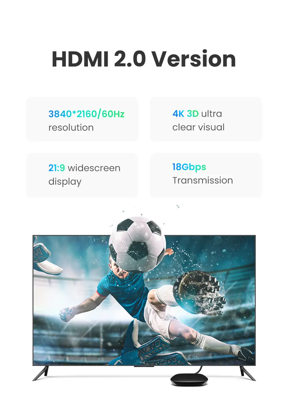 Ugreen HDMI Cable 2m Black - view 5