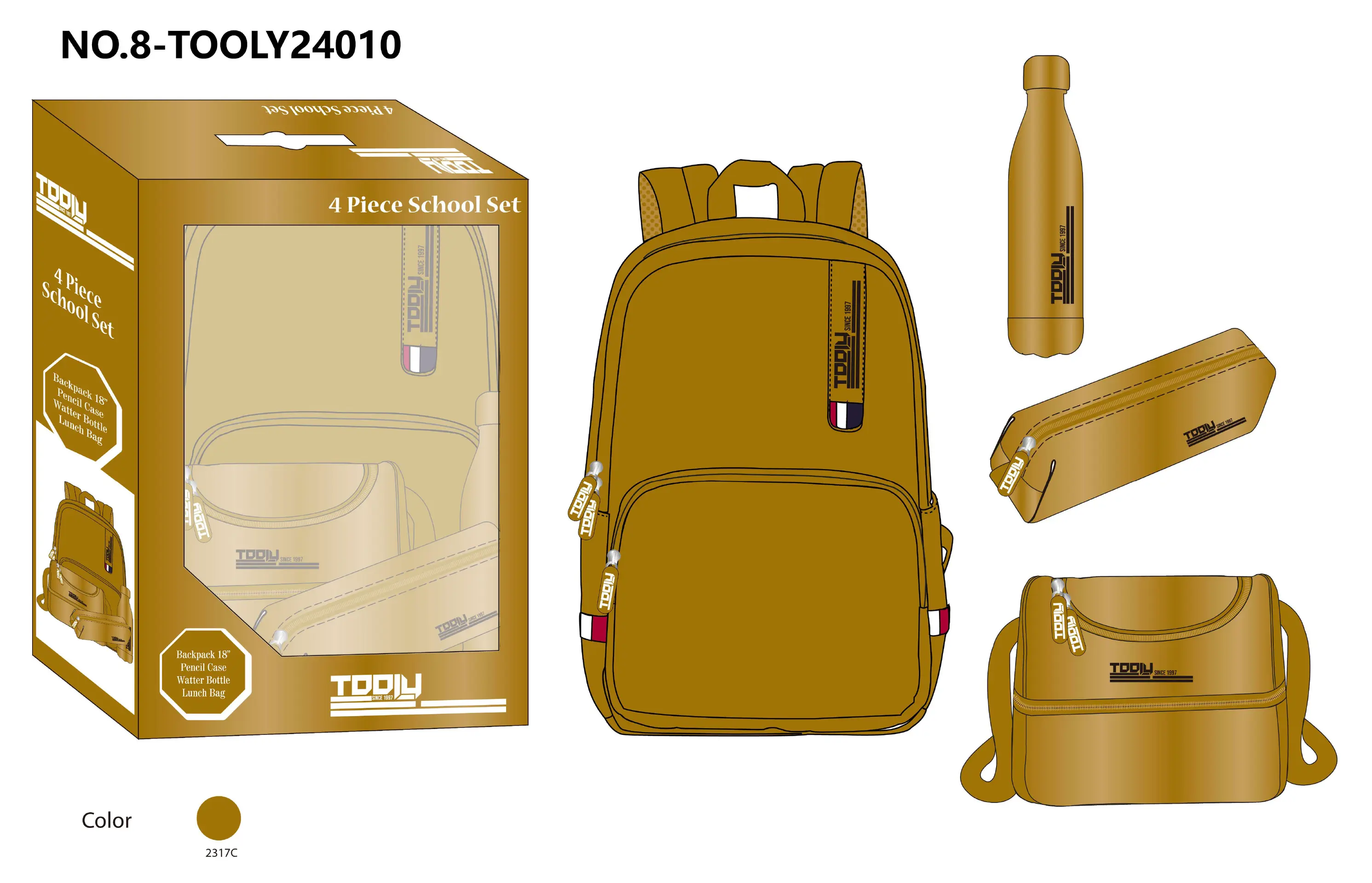Tooly Backpack 4 In 1 Set - view 1