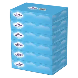 Softy Facial Tissue 6 pcs  70 Sheets