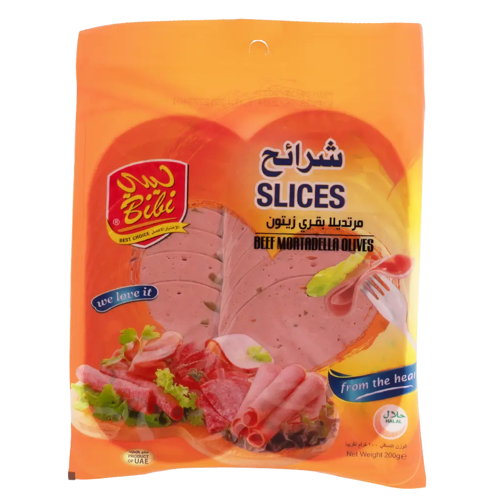 Bibi Beef Mortadella Olives 200 Gm - view 2