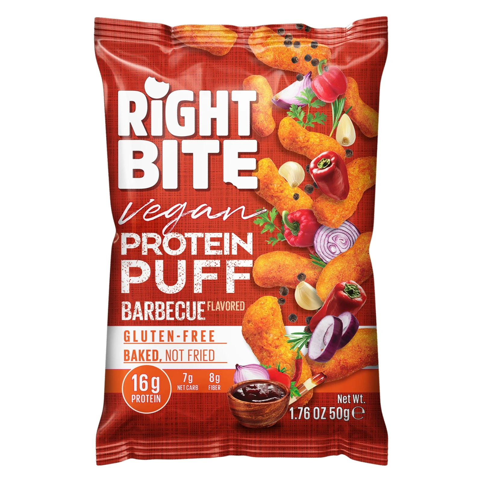 Right Bite Protein Puff Bbq 50  gm