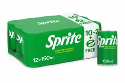 سبرايت مشروب غازى 12 حبه (10 + 2 مجاناً) 150 مل 