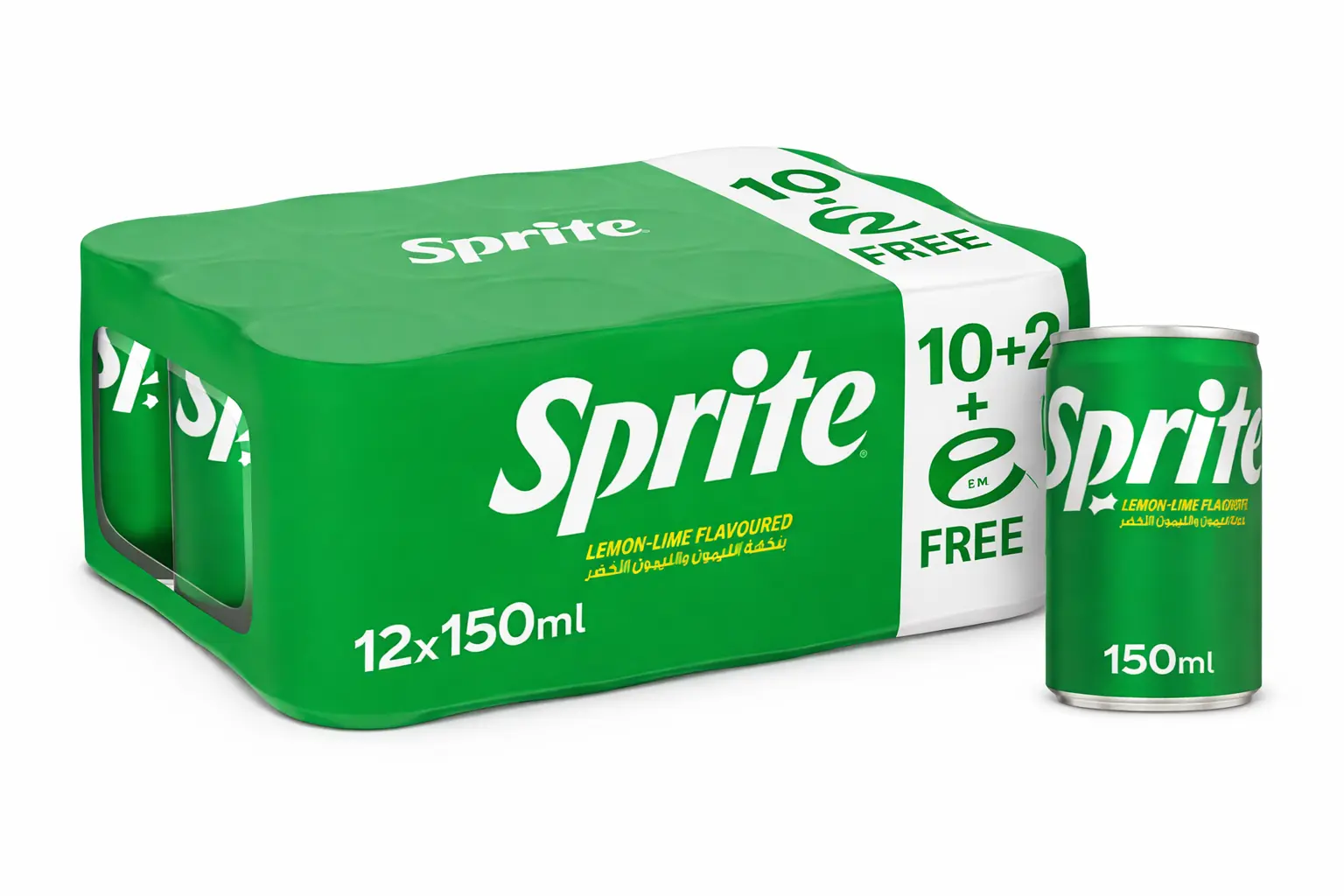 Sprite Soft Drink  12 pcs  (10+2 FREE) 150 ml  - view 1