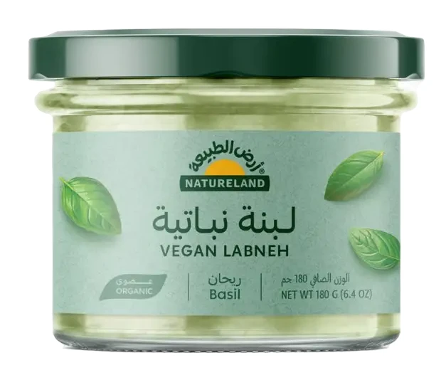 Natureland Labneh Vegan With Basil 180 gm