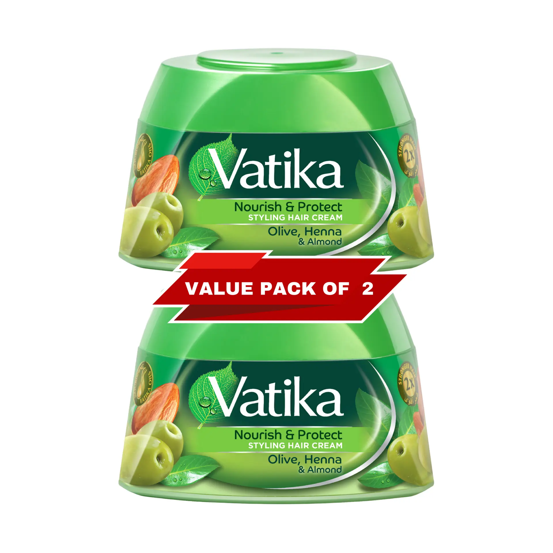 Vatika Naturals Nourish & Protect Hair Cream 2 pcs 140 ml - view 4