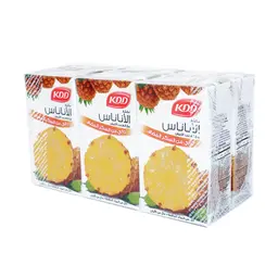 كي دي دي نكتار أناناس مع العنب الابيض 6 حبات 250 مل