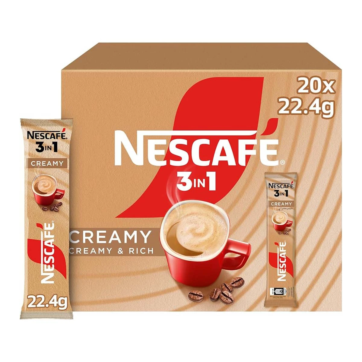 Nescafe 3 in 1 Creamy Box 20 x 22.4gr 