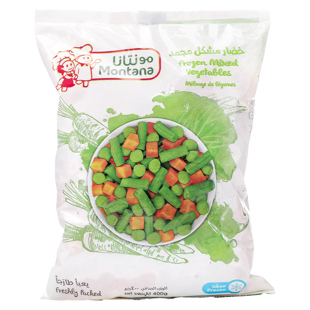 Montana Mixed Vegetable Frozen 400 gm