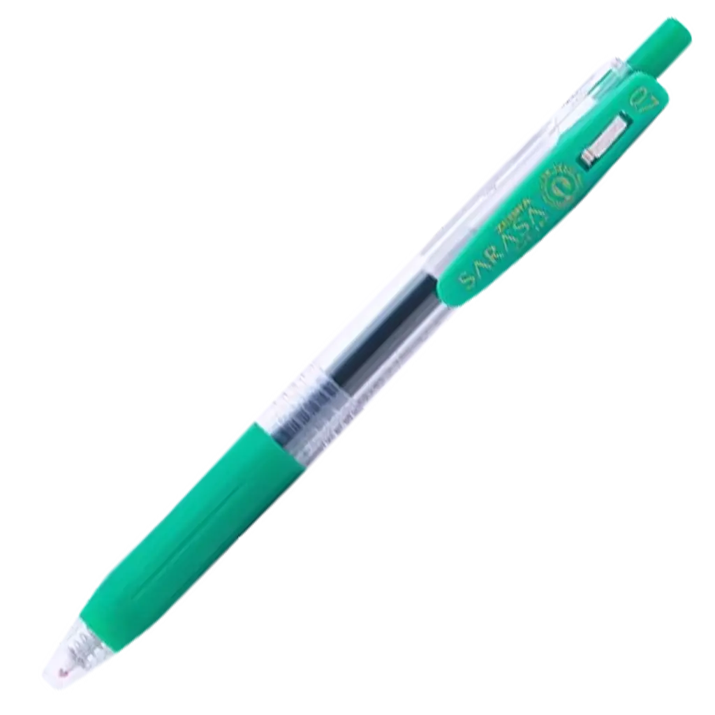 Zebra Pen 0.7 mm Green color  - view 1