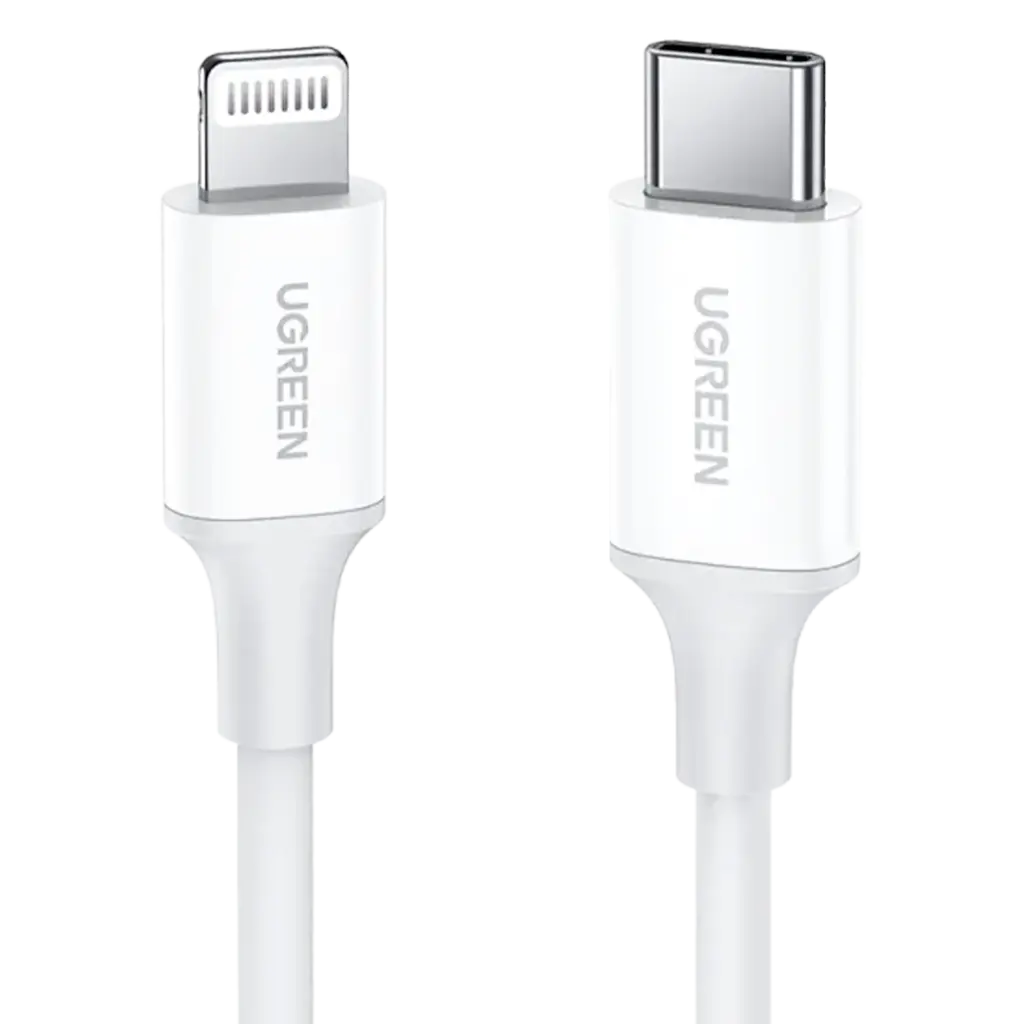 Ugreen Charging And Sync Data Cable Usb-C To Lightning 1 m White - view 1