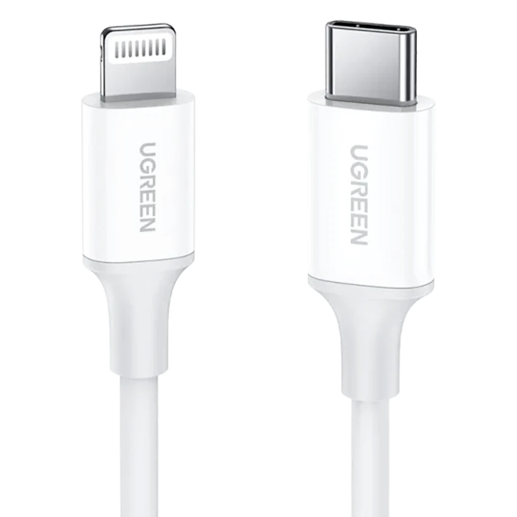 Ugreen Charging And Sync Data Cable Usb-C To Lightning 1 m White