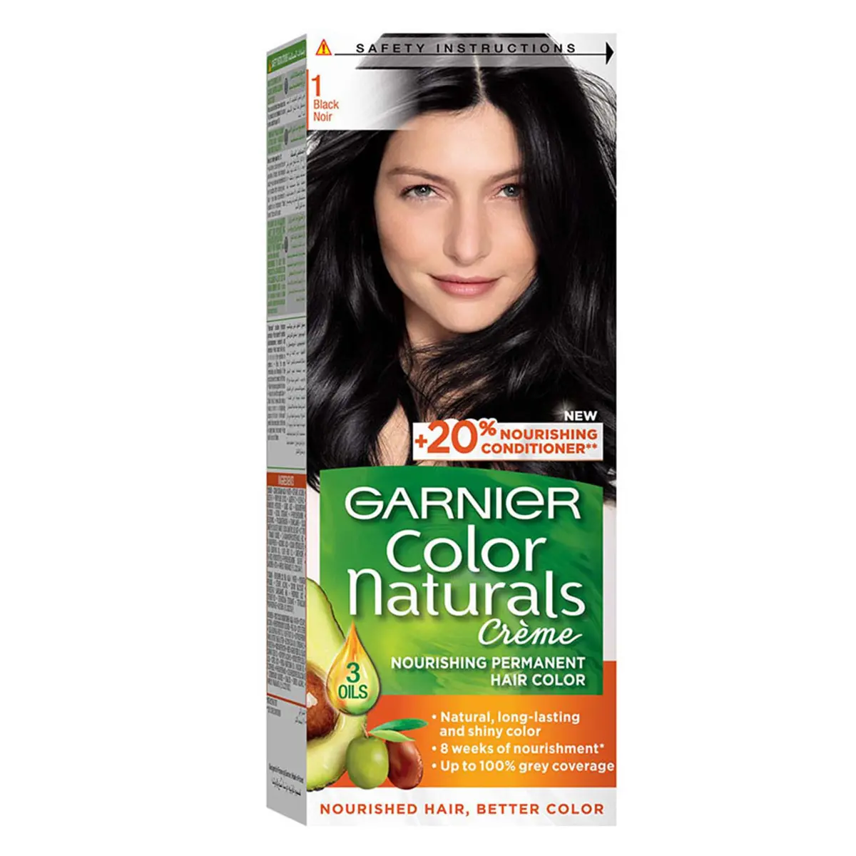 Garnier Hair Color Nature Black Number 1 - view 1