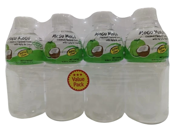 Mogu Mogu Coconut With Nata De Coco 320MlX4