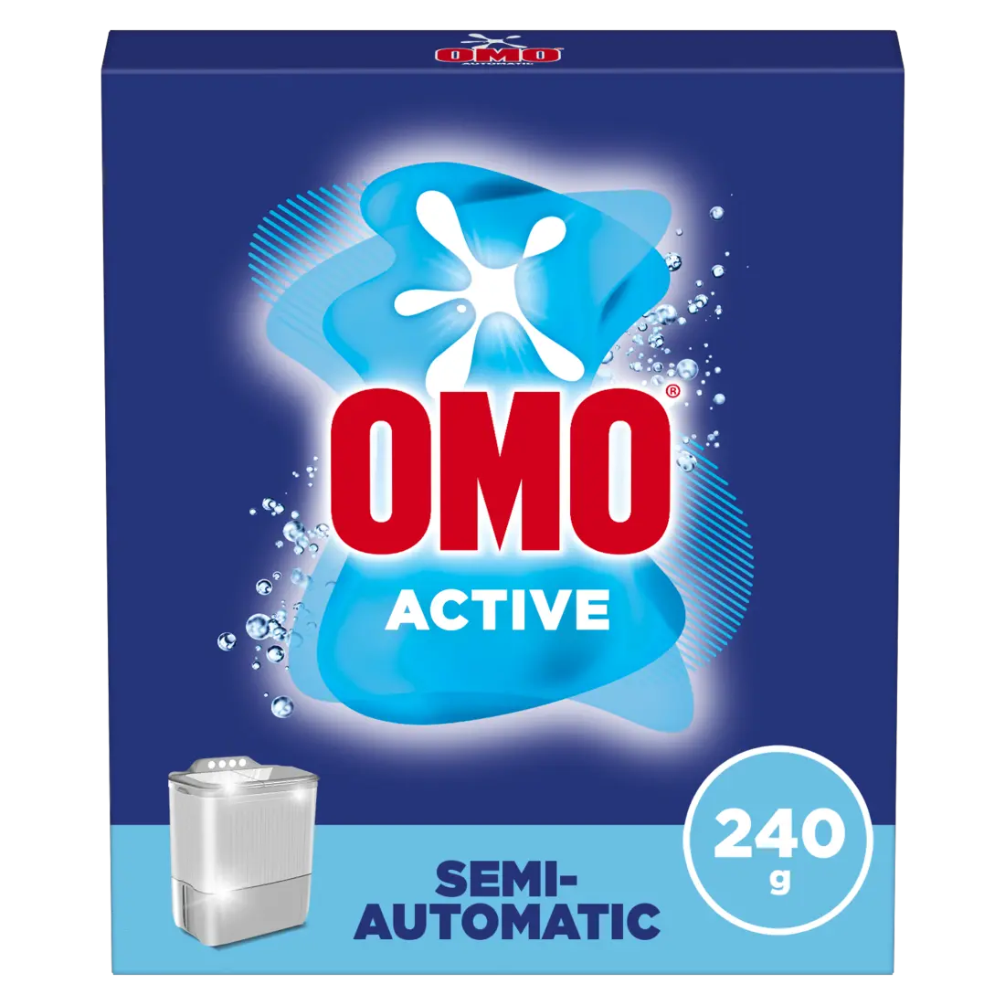Omo Active Laundry Detergent Powder HS 240 Gm - view 1