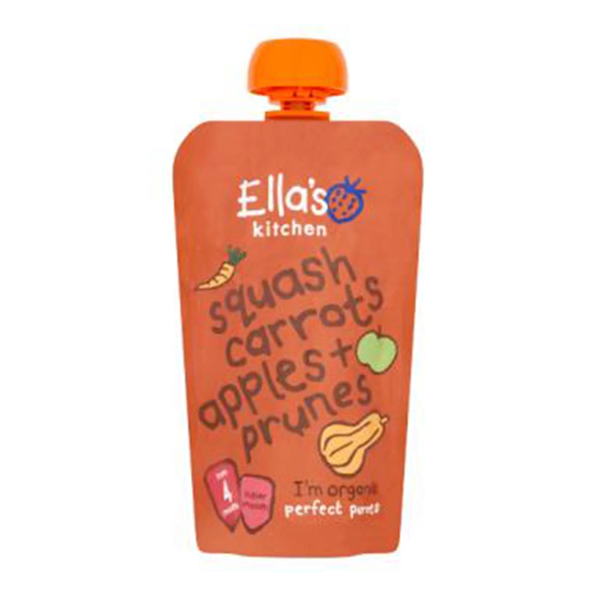 Ella's Kitchen Butternut Carrot Apple Puree 120 gm