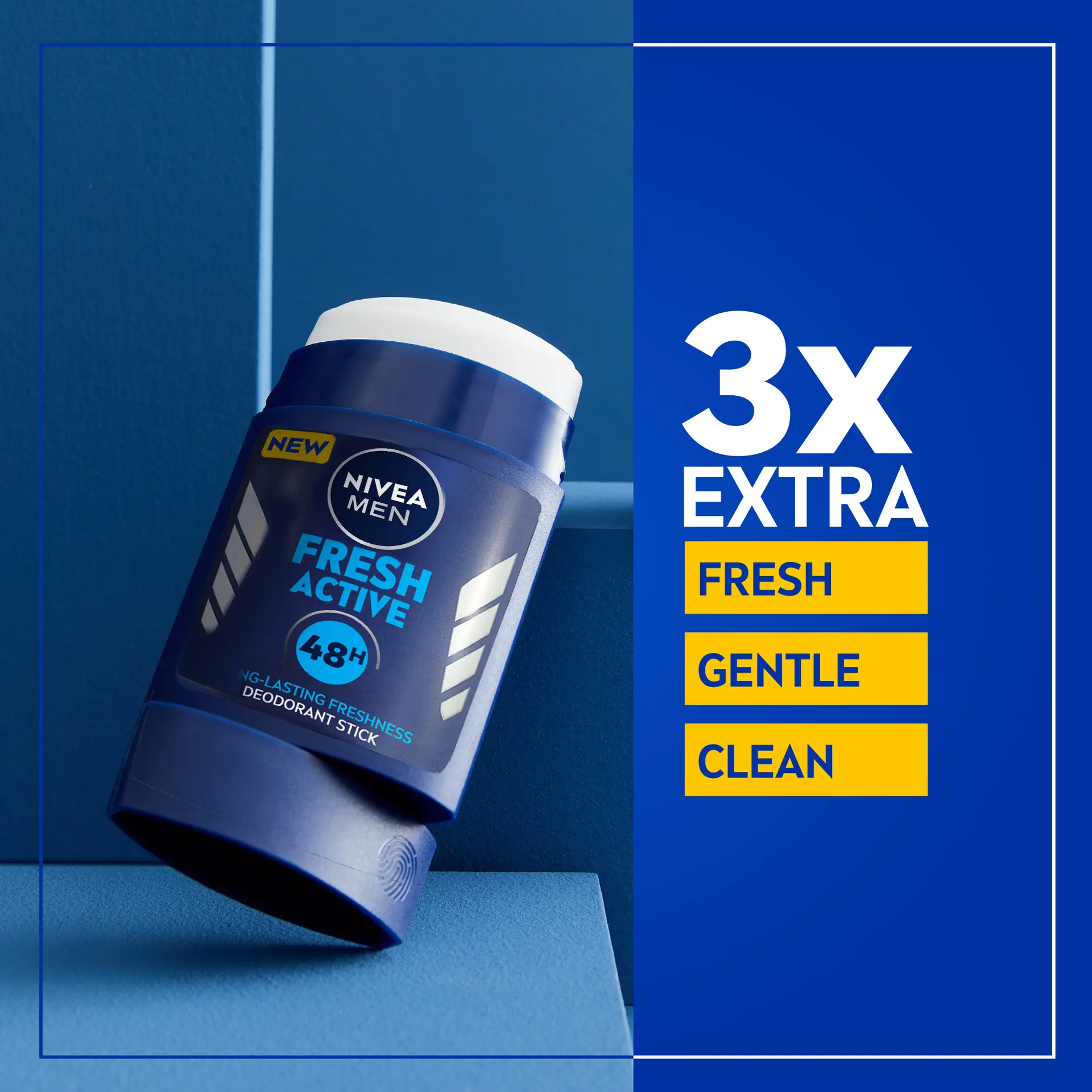 NIVEA MEN Antiperspirant Stick for Men 48h Protection Fresh Active Fresh Scent 50 ml - view 5