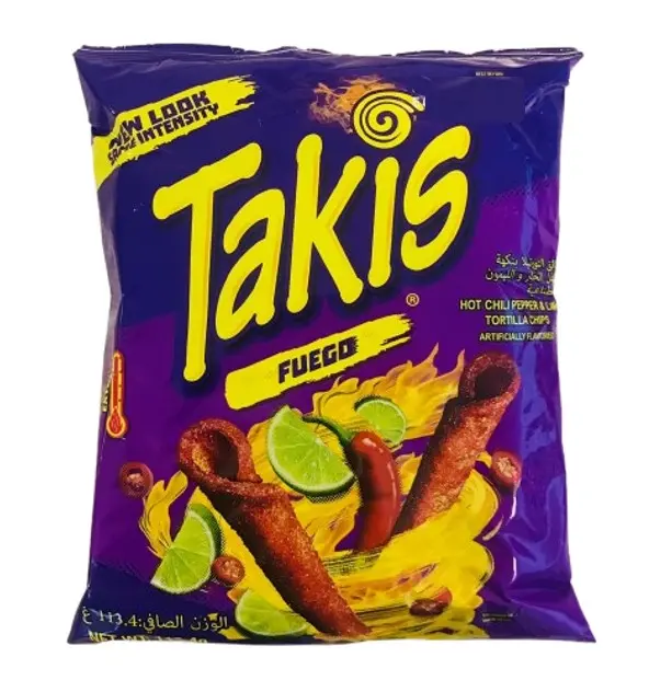 Takis Tortilla Chips Fuego Pepper Lime 113.4 Gm - view 1