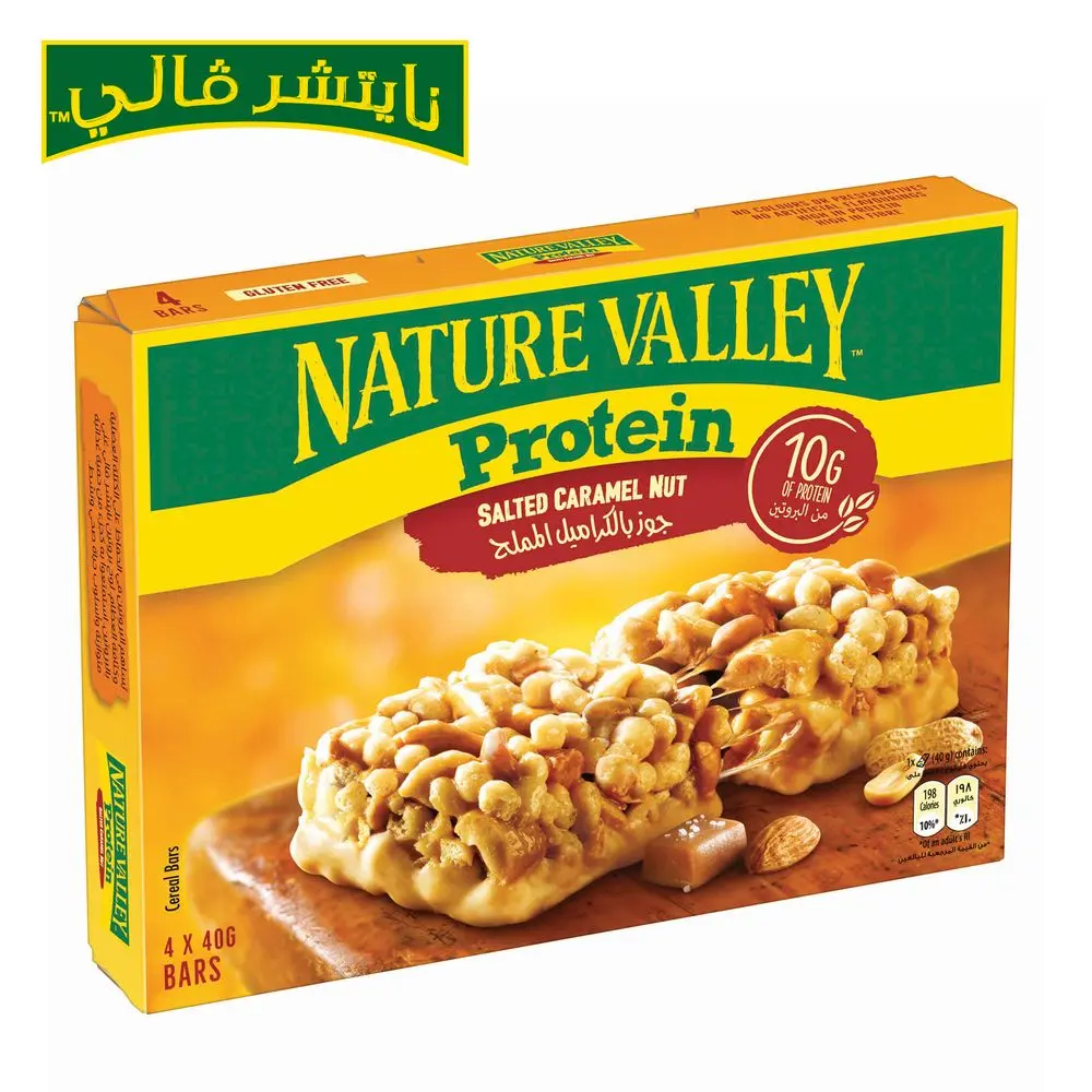 Nature Valley Protein Bar Salted Caramel & Nuts 4 × 40 gm - view 1