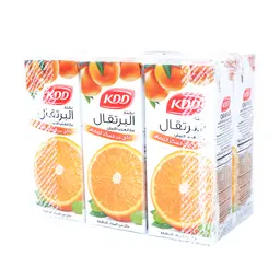 كي دي دي نكتاربرتقال مع عنب ابيض بدون سكر مضاف 6 حبه 180 مل