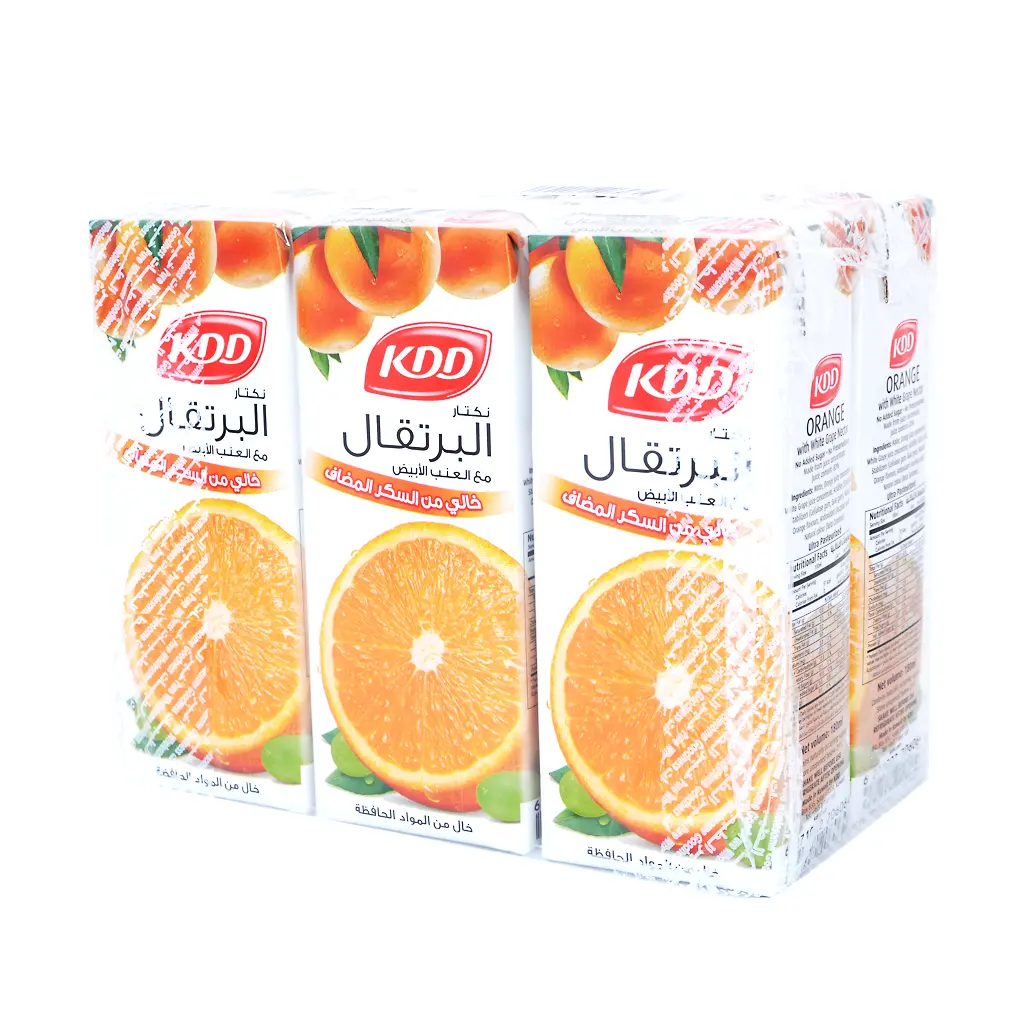 Kdd Nectar Orange and white Grape no added sugar 6 pcs 180 ml - view 1