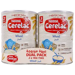 Cerelac Wheat With Milk Dual Pack 2 pcs 1 kg