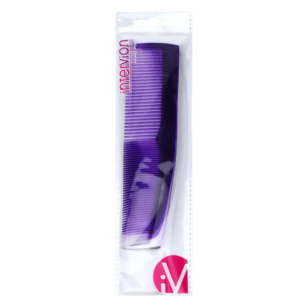 Intervion Hair Comb Rattail Like Glass - view 1